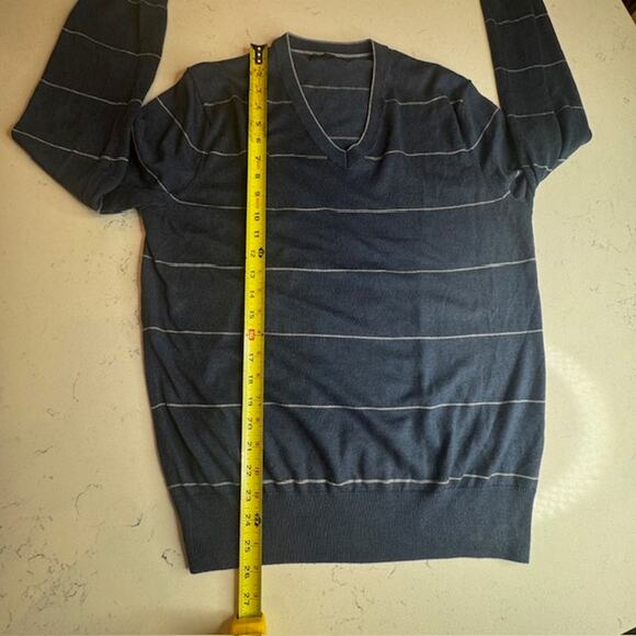 Banana Republic Mens Sweater Sz Medium Silk Cashmere Luxury Blend Pullover - Picture 8 of 11